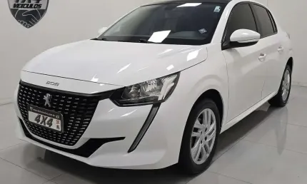 Peugeot 208 active pack 1.6 flex 16v 5p aut.  - branca - 2021/2021