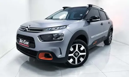 Citroën c4 cactus shine pack 1.6 turbo flex aut.  - cinza - 2023/2024
