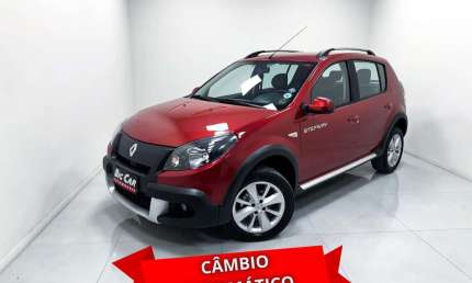 Renault sandero stepway hi-flex 1.6 16v  aut.  - vermelha - 2014/2014