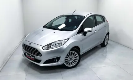 Ford fiesta titanium 1.6 16v flex aut.  - prata - 2014/2015