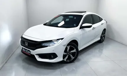 Honda civic touring 1.5 turbo 16v aut. - branca - 2016/2017
