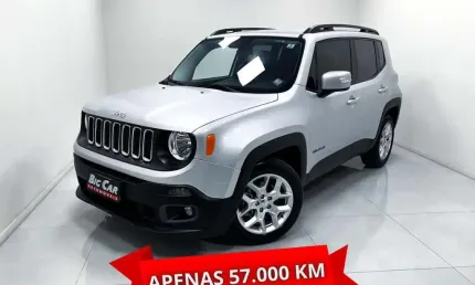Jeep renegade longitude 1.8 4x2 flex 16v aut.  - prata - 2016/2017
