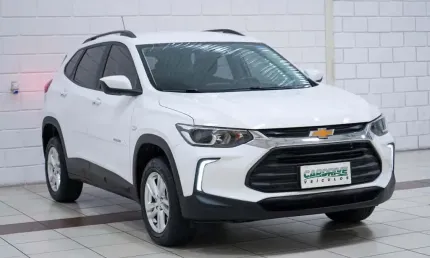 Chevrolet tracker lt 1.0 turbo 12v flex aut.  - branca - 2022/2023
