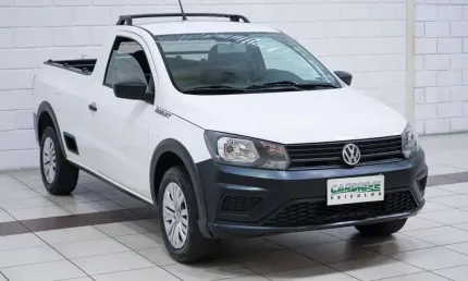 Volkswagen saveiro robust 1.6 total flex 8v  - branca - 2020/2021