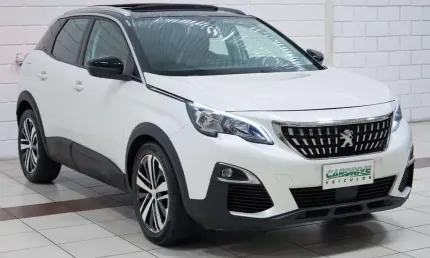 Peugeot 3008 1.6  allure aut. - branca - 2019/2020