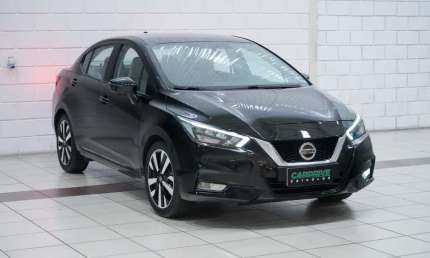 Nissan versa exclusive 1.6 16v flex aut.  - preta - 2021/2022