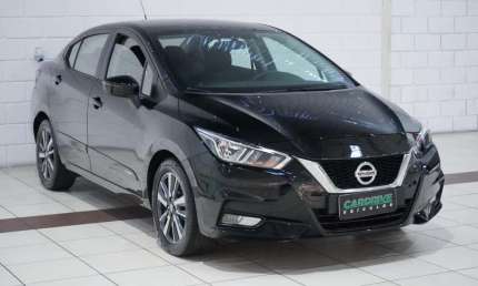 Nissan versa advance 1.6 16v flex aut.  - preta - 2021/2021