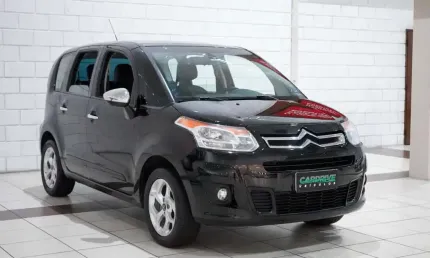 Citroën c3 picasso excl. 1.6 flex 16v 5p aut.  - preta - 2015/2015