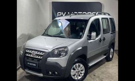 Fiat doblo adv/adv tryon/locker 1.8 flex  - prata - 2014/2014