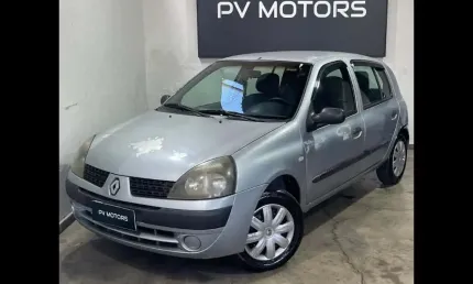 Renault clio aut 16 16vh - prata - 2004/2005