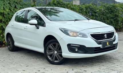 Peugeot 308 allure 2.0 flex 16v 5p mec.  - branca - 2015/2016