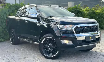 Ford ranger limited 3.2 4x4 cd diesel aut. - preta - 2018/2019