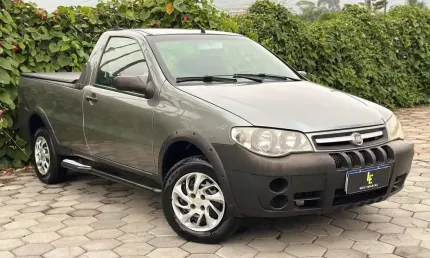 Fiat strada 1.4 mpi fire flex 8v cs  - cinza - 2010/2011