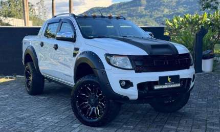 Ford ranger  limited 3.2 4x4 cd diesel aut. - branca - 2014/2015