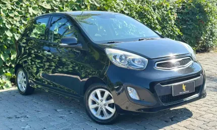 Kia picanto ex 1.1/1.0/ 1.0 flex aut.  - preta - 2012/2012