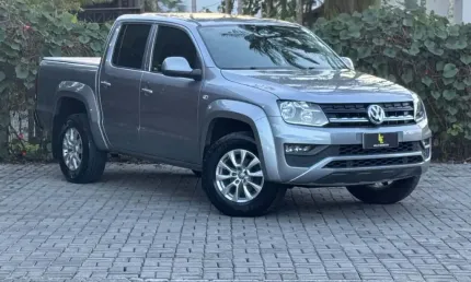 Volkswagen amarok comfor. cd 2.0 tdi 4x4 dies. aut.  - prata - 2021/2022