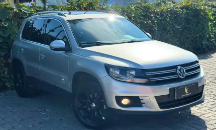 Volkswagen tiguan 2.0 tsi 16v 200cv tiptronic 5p  - prata - 2013/2014