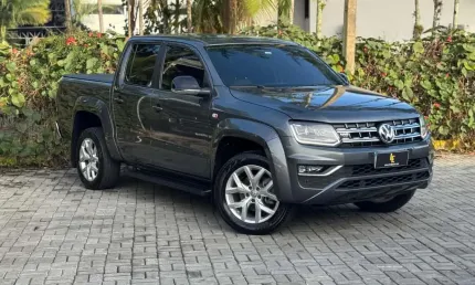 Volkswagen amarok highline cd 3.0 4x4 tb dies. aut.  - cinza - 2022/2023