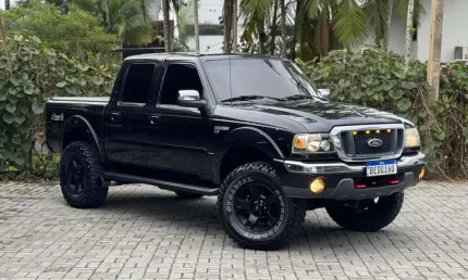 Ford ranger xlt 3.0 pse 163cv 4x4 cd tb dies.  - preta - 2008/2008