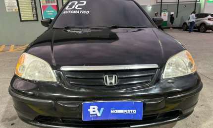 Honda civic 2002 1.7 lxl 16v gasolina 4p automático