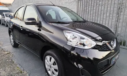 Nissan march s 2014/2015 – preto, econômico e com apenas 67 mil km!