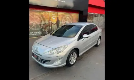 Peugeot 408 sedan allure 2.0 flex aut.  - prata - 2011/2012