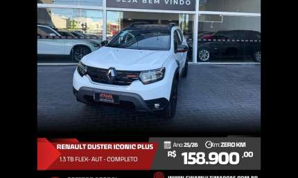 Renault duster iconic plus 1.3 tb 16v flex aut.