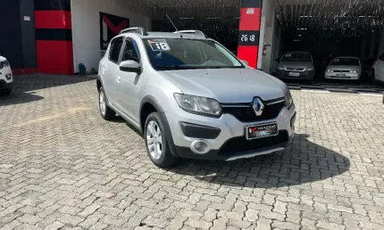 Renault sandero stepway 1.6 16v flex, ano 2018, versão com apelo aventureiro e visual robusto