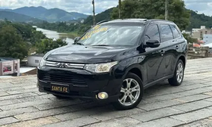 Mitsubishi outlander 3.0 gt - preta - 2014/2014