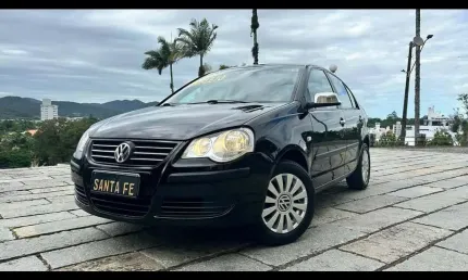 Volkswagen polo sedan 1.6 - preta - 2007/2008