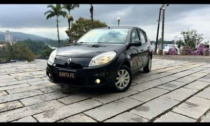 Renault sandero exp 16hp - preta - 2013/2013