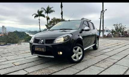 Renault sandero stepway - preta - 2009/2009