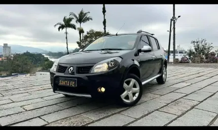 Renault sandero stepway - preta - 2009/2009