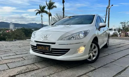 Peugeot 408 allure - branca - 2013/2014