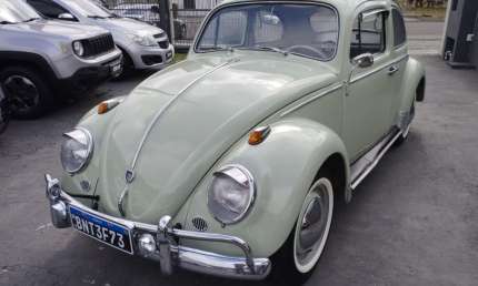 Fusca 1963 placa preta - raridade