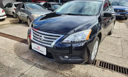 Nissan sentra sl 2.0 automático 2016 – teto solar, couro, impecável e com garantia