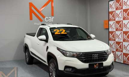 Fiat strada freedom 1.3 flex 8v  cs plus  - branca - 2021/2022