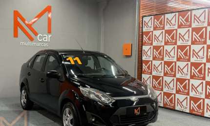 Ford fiesta sed. 1.6 16v flex 4p - preta - 2010/2011