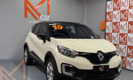 Renault captur life 1.6 16v flex 5p aut.  - bege - 2018/2019