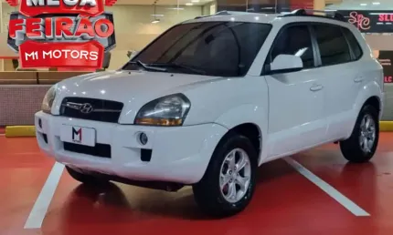 Hyundai tucson gls 2.0 2wd flex (gnv) automático - 2017 - branco