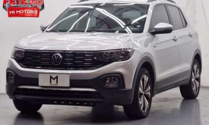Volkswagen t-cross comfortline 1.0 200 tsi flex automático - 2022 - prata