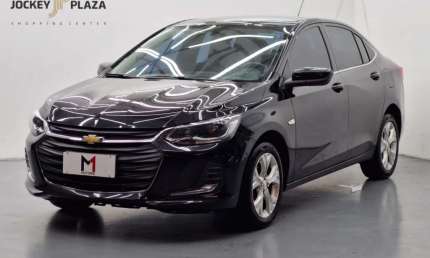 Chevrolet onix premier plus 1.0 turbo flex automático - 2020 - preto