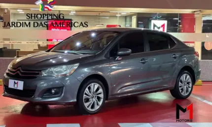 Citroën c4 lounge tendance 1.6 thp flex automático - 2017 - cinza