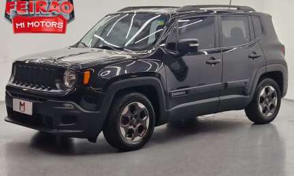 Jeep renegade 1.8 flex automático - 2018 - preta