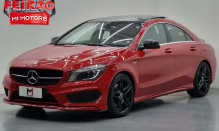 Mercedes-benz cla 250 sport 2.0 turbo gasolina automatizada - 2015 - vermelho