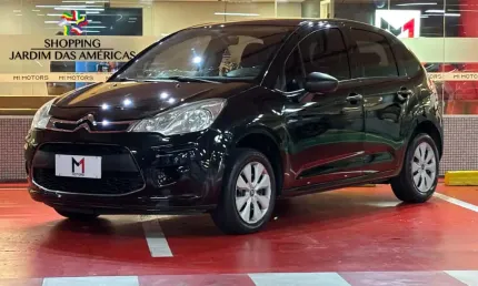 Citroën c3 origine 1.5  8v flex 4p manual - 2014 - preto
