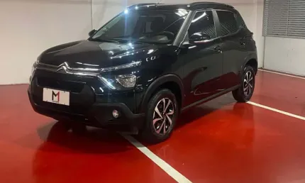 Citroën c3 feel pack 1.6 flex automático - 2024 - preto