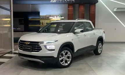 Chevrolet montana ltz 1.2 turbo flex 12v 4p aut.  - branca - 2023/2023