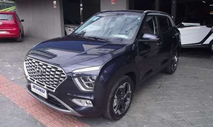 Hyundai creta ultimate 2.0 automático + borboleta + teto solar 2024/2025 azul
