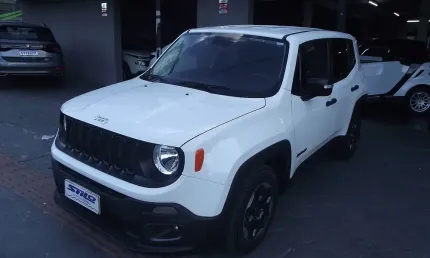 Jeep renegade 1.8 automático flex 2018/2018 branco